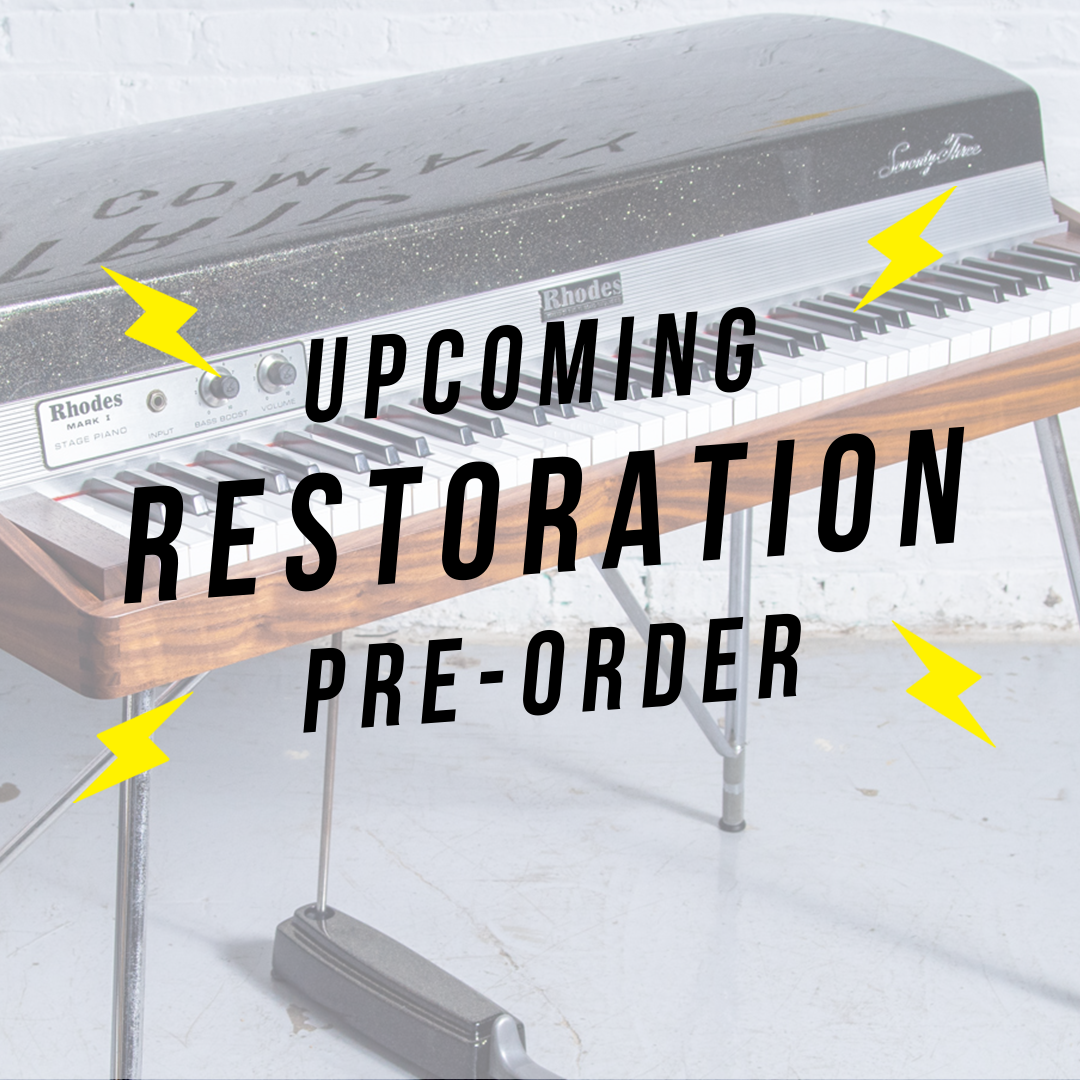 Upcoming restoration pre-order: vintage Fender Rhodes Stage electric piano from Chicago Electric Piano Co.