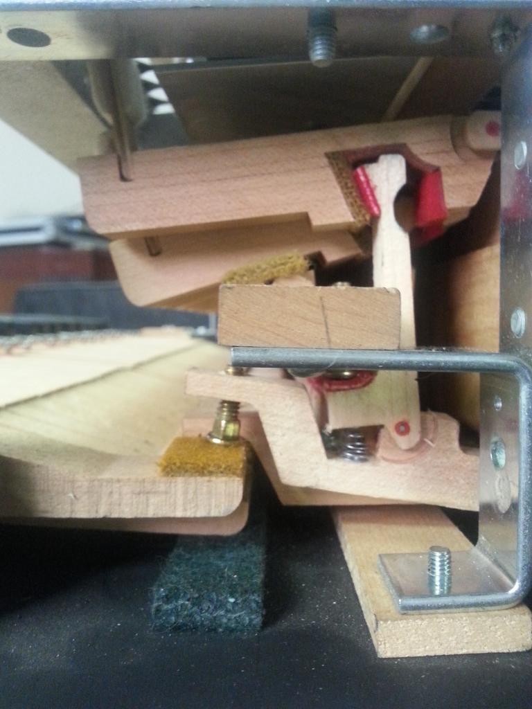 Wurlitzer let off regulation lost motion