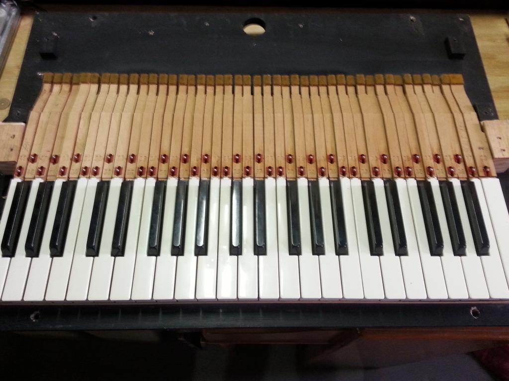 Wurlitzer 106 Key Bed with Keys Only