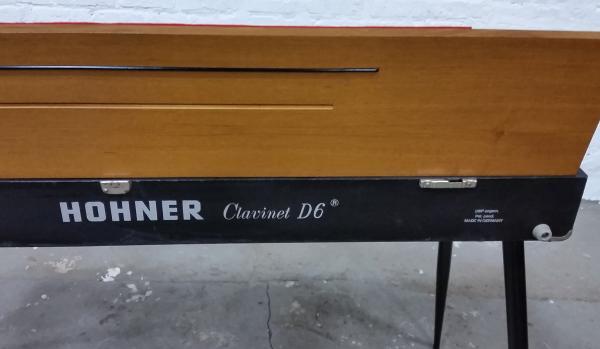 Hohner Clavinet D6 Back View Lid Open