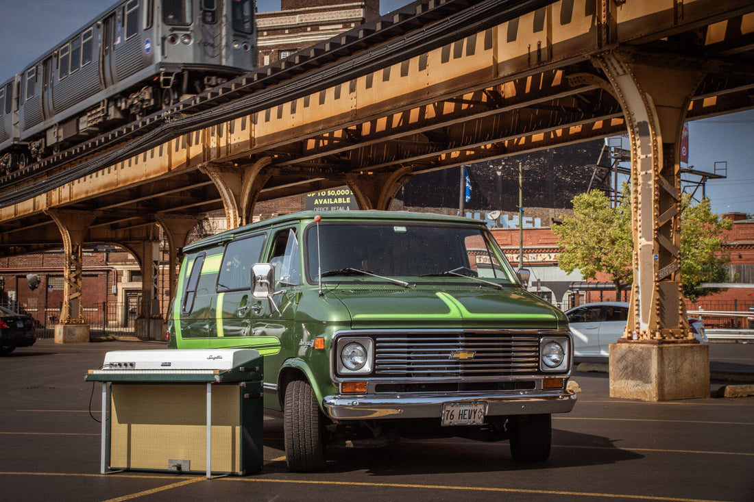 Chevy Boogie Van + Forest Green Rhodes
