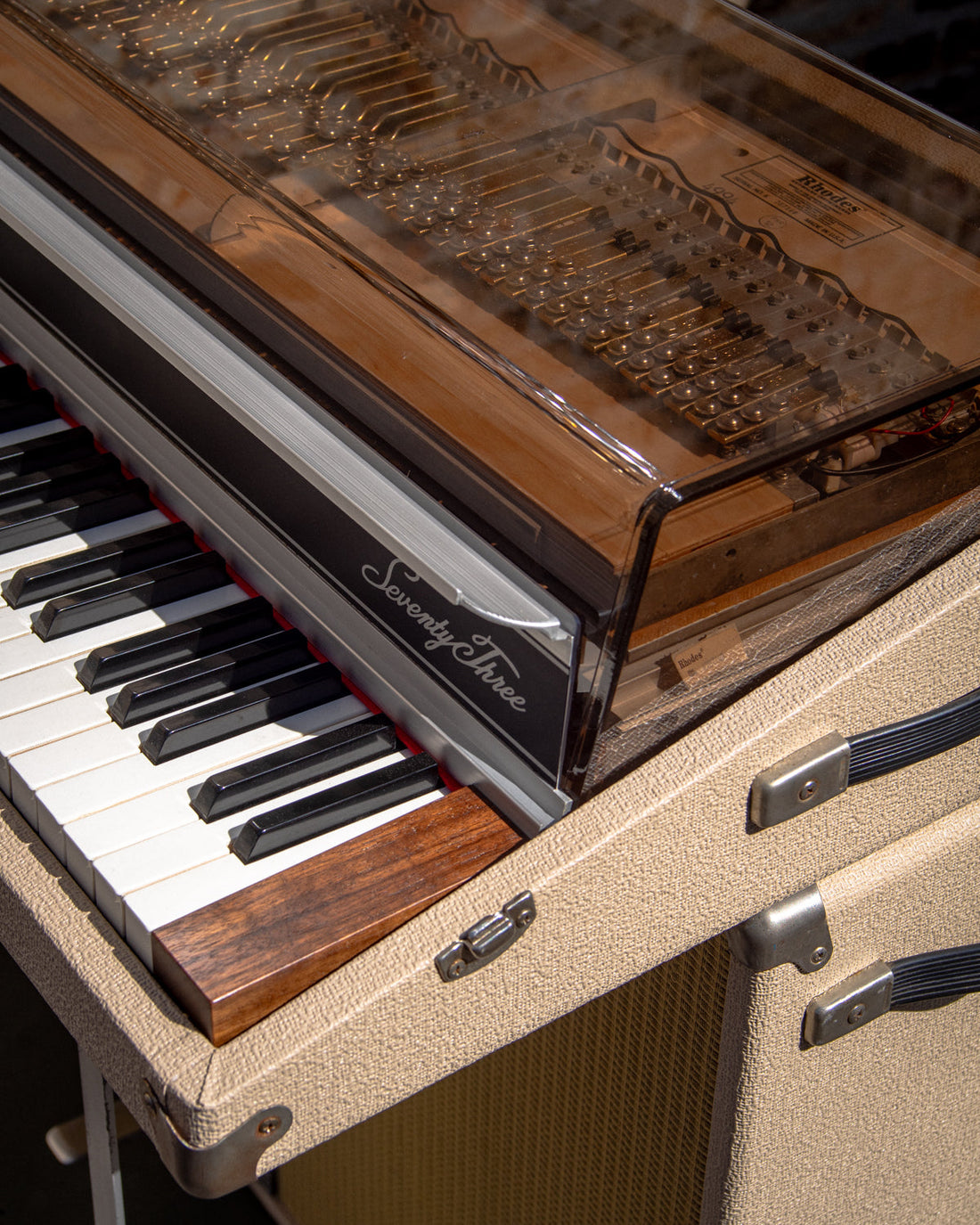 The Plexi-Blonde Rhodes Mark II Suitcase