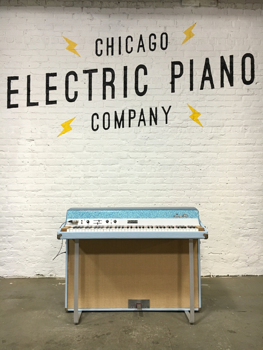 FOR SALE: Custom "Blue Sky Sparkle" Rhodes Suitcase 73