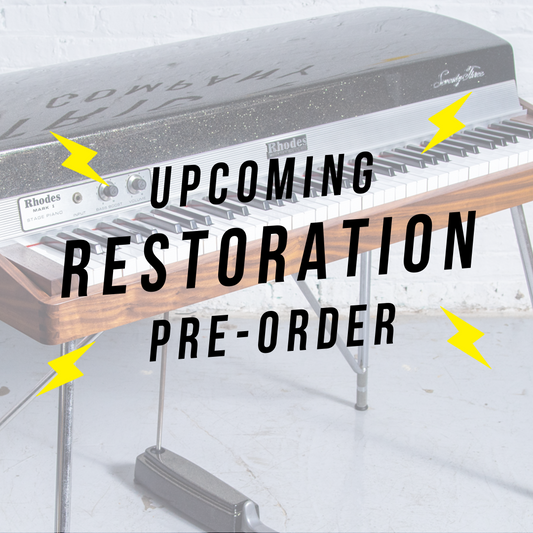 Upcoming restoration pre-order: vintage Fender Rhodes Stage electric piano from Chicago Electric Piano Co.