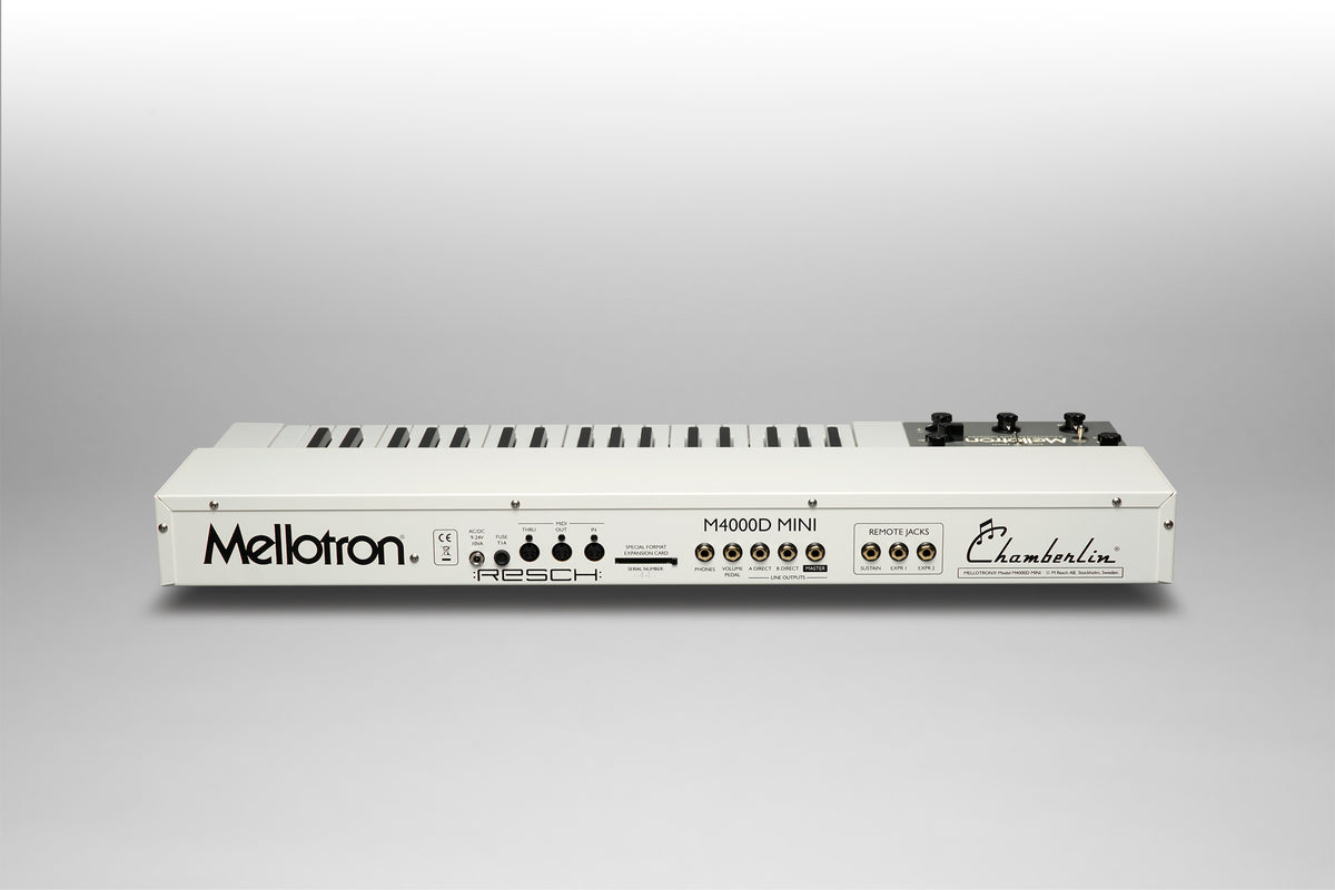 Mellotron M4000D Mini, white, rear view