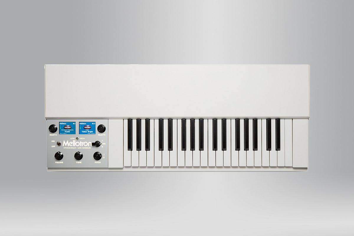 Mellotron M4000D Mini digital Mellotron, white, front view